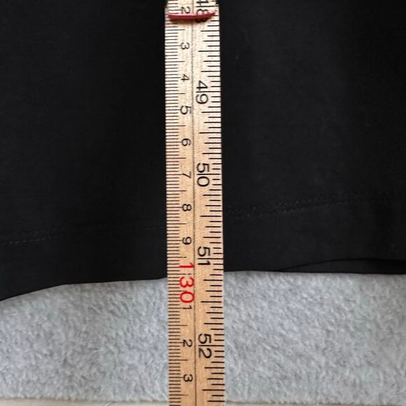 J McLaughlin Clive Midi Dress Size XS Black Sleeveless Pleated Pocket Waist Tie - Picture 12 of 12